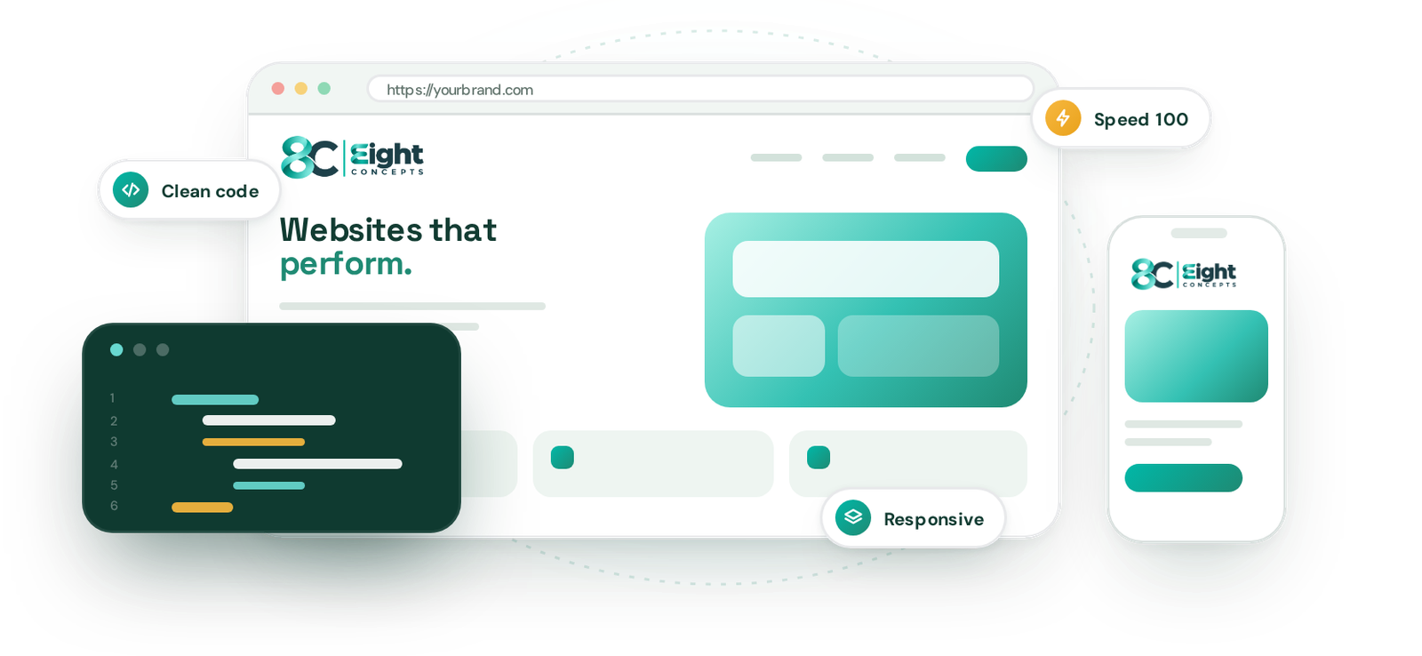 Designing websites that do more than look good - Eight Concepts blog visual